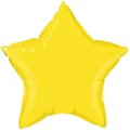 Mayflower Distributing Qualatex 4847 4 in. Citrine Yellow Star Flat Foil Balloon 4847